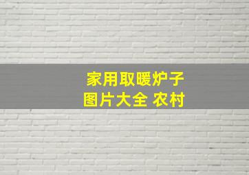 家用取暖炉子图片大全 农村