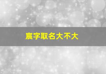 宸字取名大不大