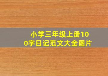 小学三年级上册100字日记范文大全图片