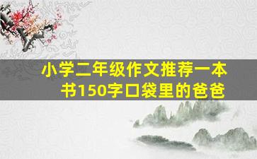 小学二年级作文推荐一本书150字口袋里的爸爸