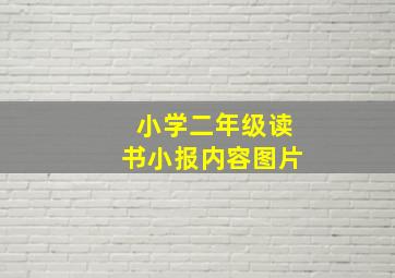 小学二年级读书小报内容图片