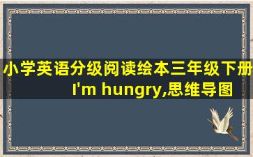 小学英语分级阅读绘本三年级下册I'm hungry,思维导图