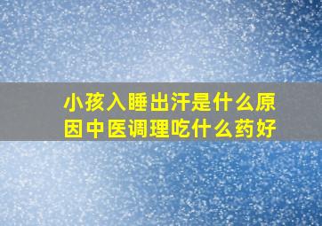 小孩入睡出汗是什么原因中医调理吃什么药好