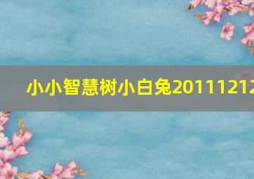 小小智慧树小白兔20111212