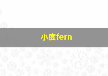 小度fern