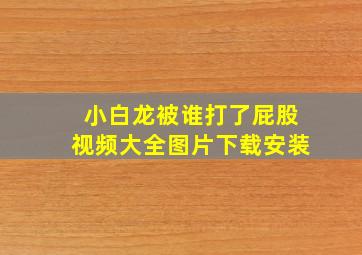 小白龙被谁打了屁股视频大全图片下载安装