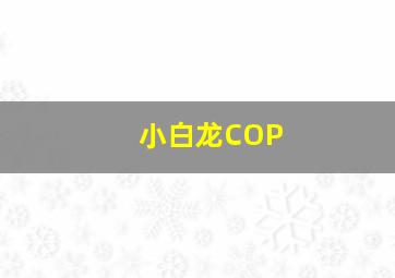 小白龙COP