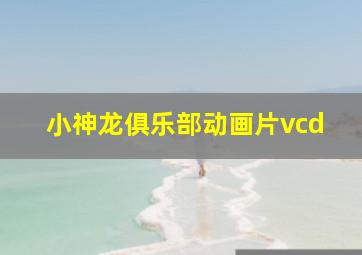 小神龙俱乐部动画片vcd