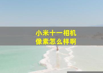 小米十一相机像素怎么样啊