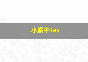 小蜗牛tas