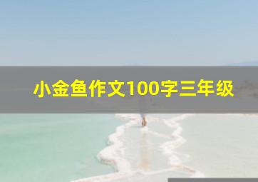 小金鱼作文100字三年级