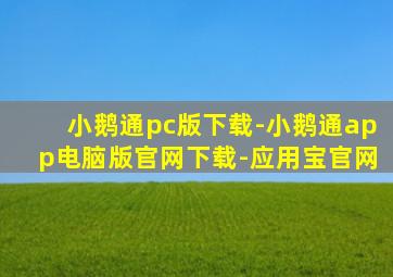 小鹅通pc版下载-小鹅通app电脑版官网下载-应用宝官网