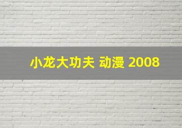 小龙大功夫 动漫 2008