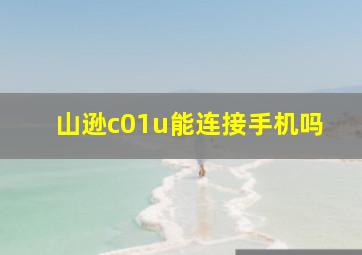 山逊c01u能连接手机吗