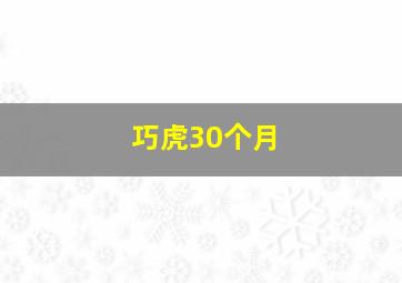 巧虎30个月