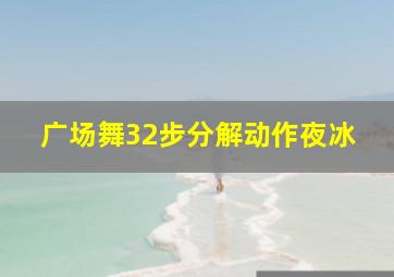 广场舞32步分解动作夜冰