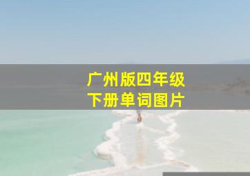 广州版四年级下册单词图片