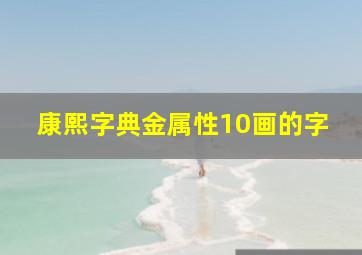 康熙字典金属性10画的字