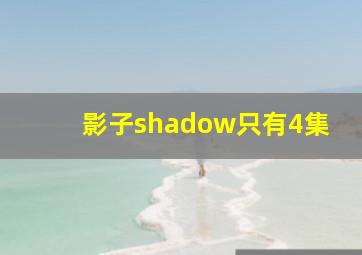 影子shadow只有4集