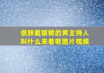 很胖戴眼镜的男主持人叫什么来着呢图片视频