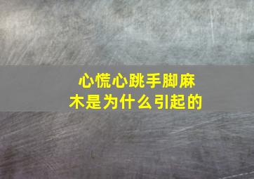 心慌心跳手脚麻木是为什么引起的