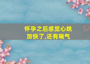 怀孕之后感觉心跳加快了,还有喘气