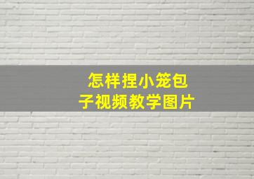 怎样捏小笼包子视频教学图片