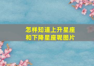 怎样知道上升星座和下降星座呢图片