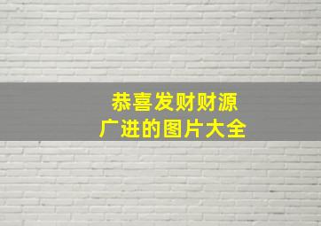 恭喜发财财源广进的图片大全