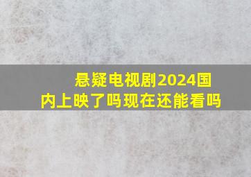 悬疑电视剧2024国内上映了吗现在还能看吗