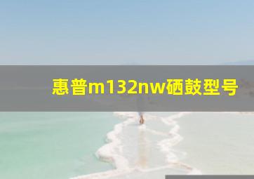 惠普m132nw硒鼓型号