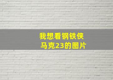 我想看钢铁侠马克23的图片