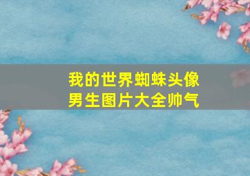 我的世界蜘蛛头像男生图片大全帅气