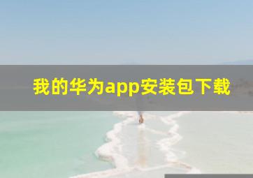 我的华为app安装包下载