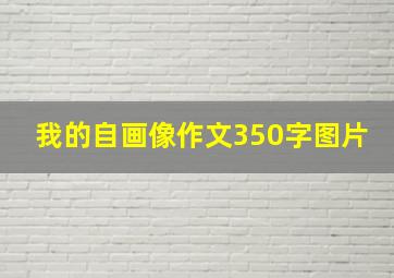 我的自画像作文350字图片