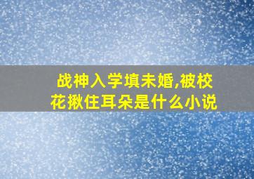 战神入学填未婚,被校花揪住耳朵是什么小说