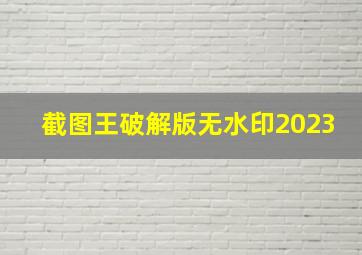 截图王破解版无水印2023