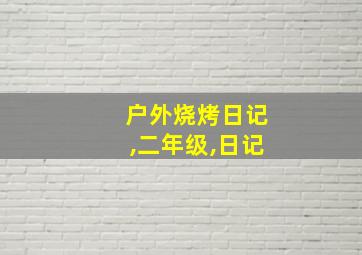 户外烧烤日记,二年级,日记