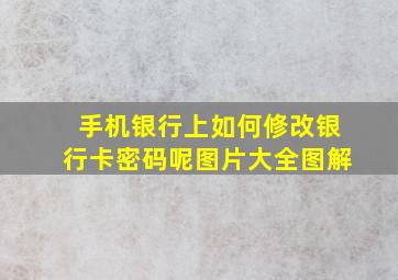 手机银行上如何修改银行卡密码呢图片大全图解