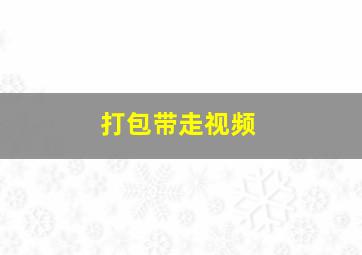 打包带走视频