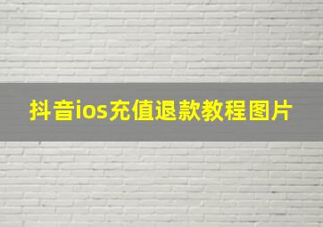 抖音ios充值退款教程图片