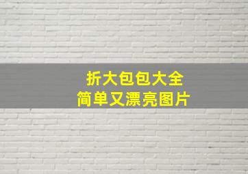 折大包包大全简单又漂亮图片