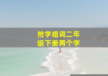 抢字组词二年级下册两个字