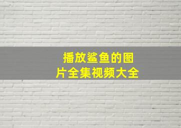 播放鲨鱼的图片全集视频大全