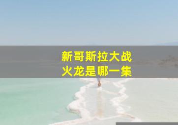 新哥斯拉大战火龙是哪一集