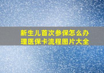 新生儿首次参保怎么办理医保卡流程图片大全