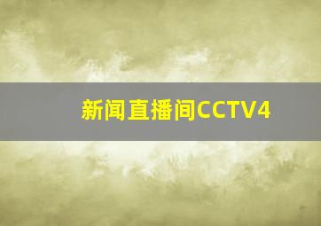 新闻直播间CCTV4