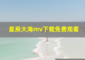 星辰大海mv下载免费观看