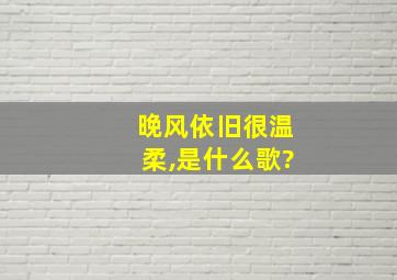 晚风依旧很温柔,是什么歌?