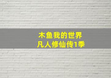 木鱼我的世界凡人修仙传1季